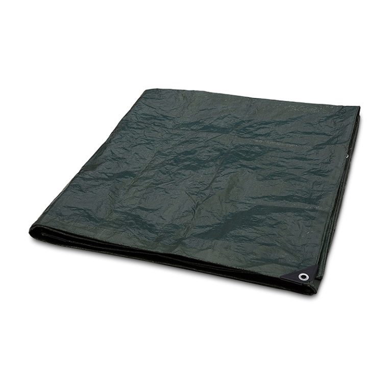 Basics Waterproof Camping Tarp, 9.5 Feet x 11