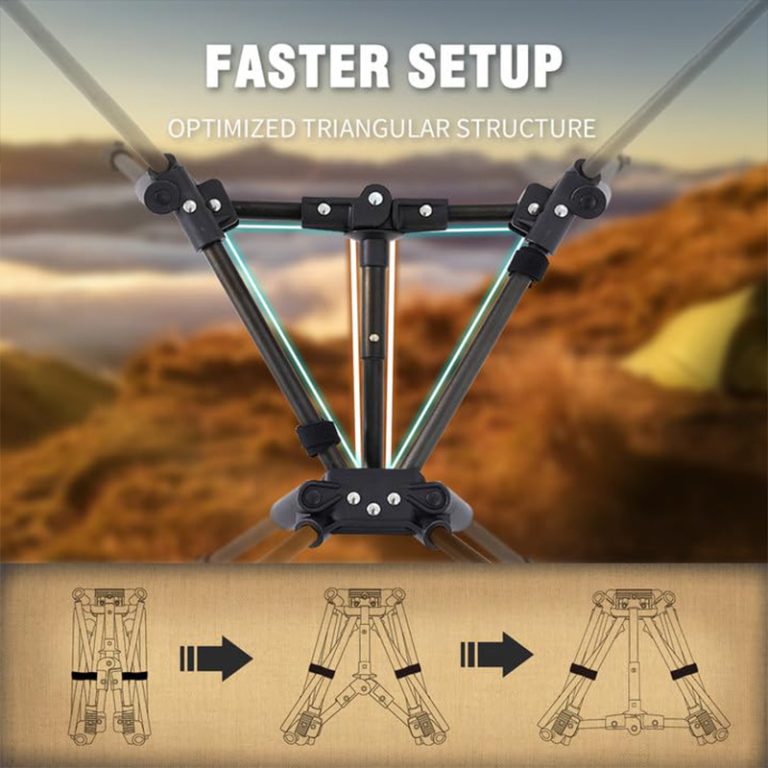 Portable Camping Chair Backpacking Chair - The 4th Generation Ultralight Folding Chair - Compact, Lightweight Foldable Chairs for Hiking Mountaineering, Beach3