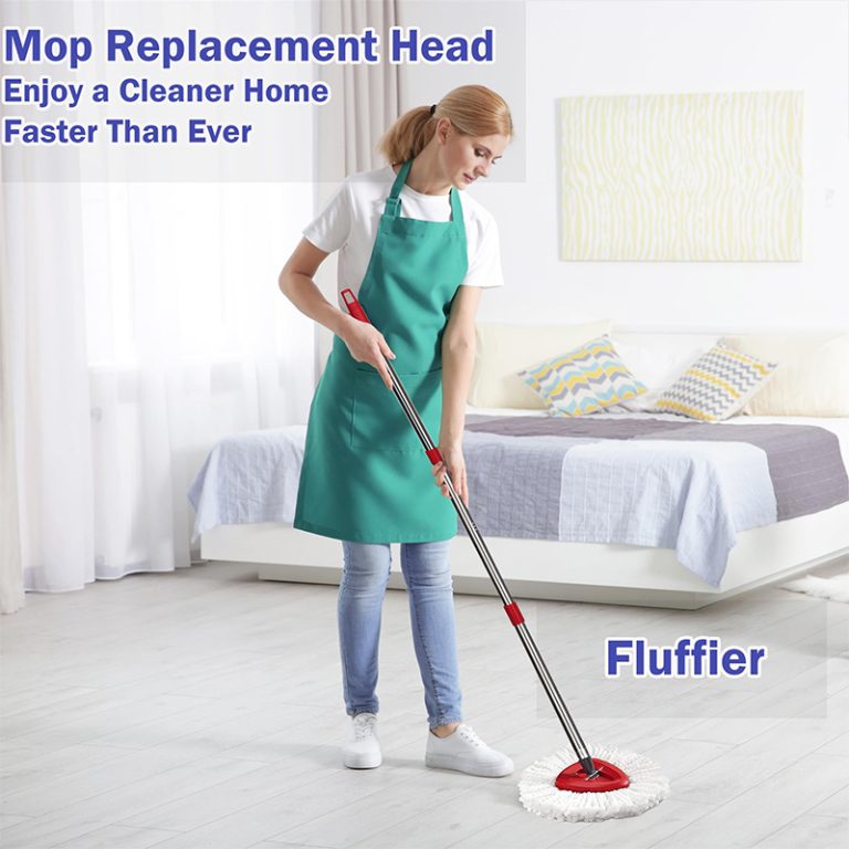 Spin Mop Replacement Head 4 Pack Mop Refill Compatible with Ocedar Triangle Swivel Mops Microfiber Swivel Mop Refill,Deep Clean,Machine Washable and Easy to Replace3